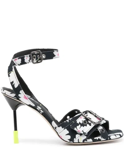 Msgm Stylish Sandals For Women In Gray