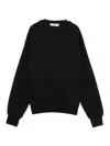 Msgm Crew-neck Sweatshirt In Black