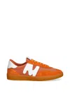 Msgm Suede-panel Sneakers In Multi