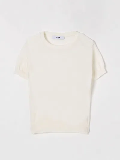 Msgm Sweater  Kids Kids Color Beige