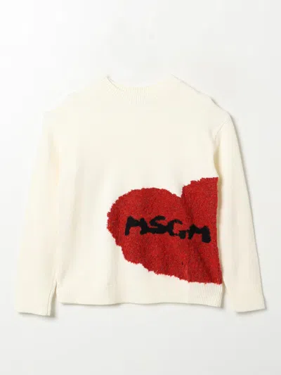 Msgm Sweater  Kids Kids Color Beige