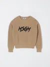 Msgm Sweater  Kids Kids Color Beige In Multi