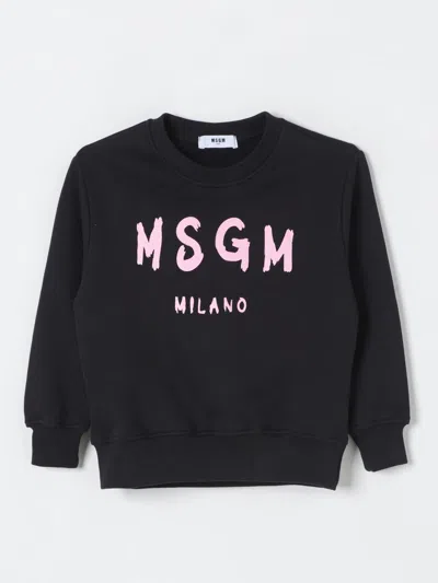 Msgm Sweater  Kids Kids Color Black 1 In Schwarz 1