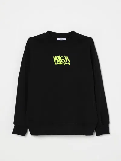 MSGM SWEATER MSGM KIDS KIDS COLOR BLACK,420700002