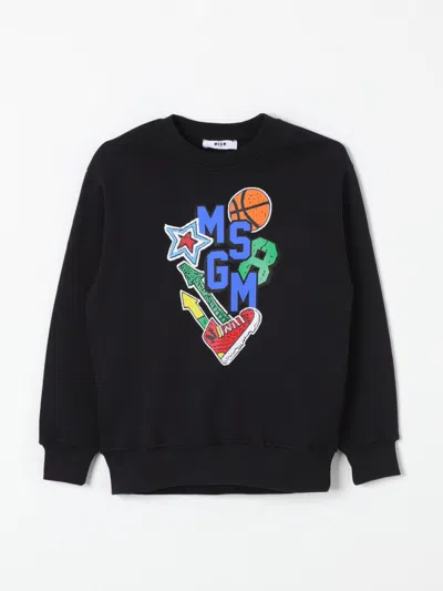 Msgm Sweater  Kids Kids Color Black In Schwarz