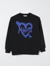Msgm Logo-print Sweatshirt In Schwarz