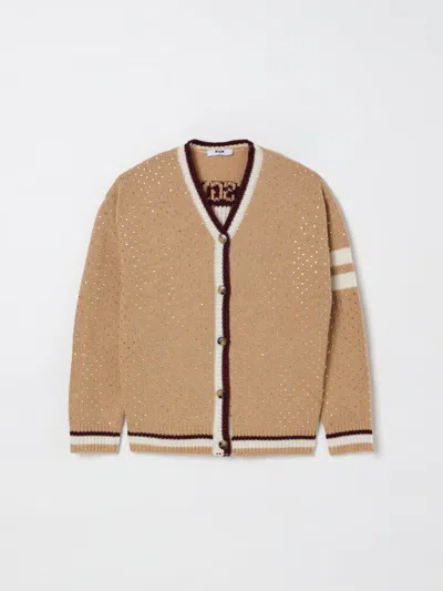 Msgm Sweater  Kids Kids Color Camel In Brown