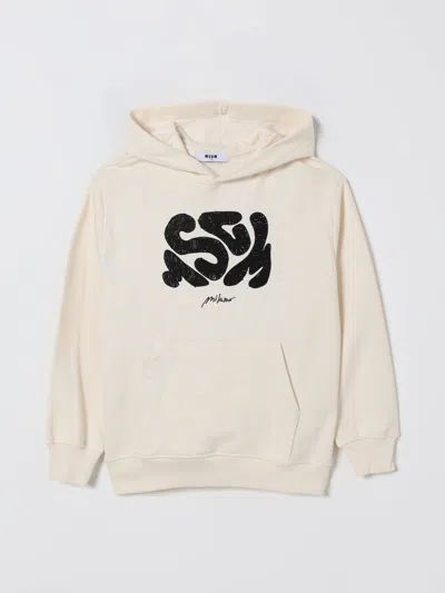 Msgm Sweater  Kids Kids Color Cream In Brown