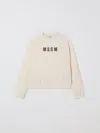 Msgm Sweater  Kids Kids Color Cream In White