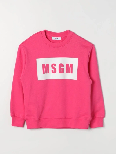 Msgm Sweater  Kids Kids Color Fuchsia