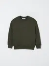 Msgm Green Sweatshirt For Boy With Logo In Green