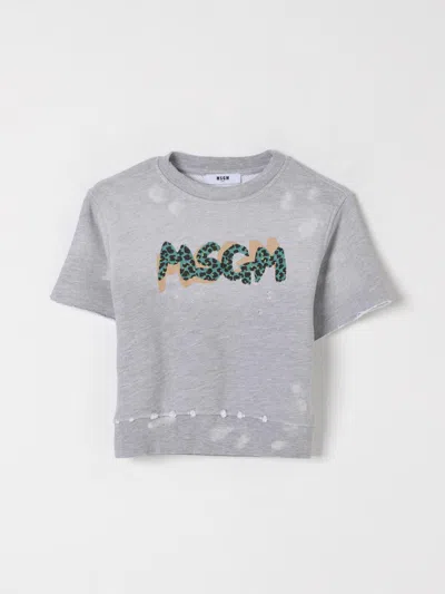 Msgm Sweater  Kids Kids Color Grey
