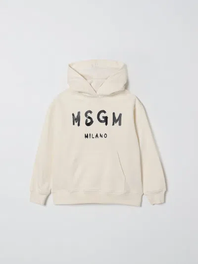 Msgm Sweater  Kids Kids Color Natural In Animal Print