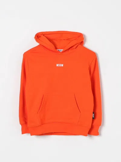 Msgm Sweater  Kids Kids Color Orange