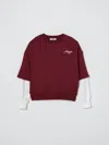 Msgm Sweater  Kids Kids Color Red In Burgundy