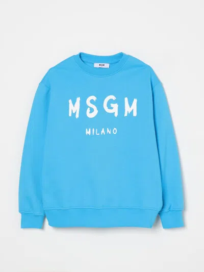 Msgm Sweater  Kids Kids Color Turquoise