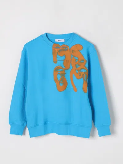 Msgm Sweater  Kids Kids Color Turquoise
