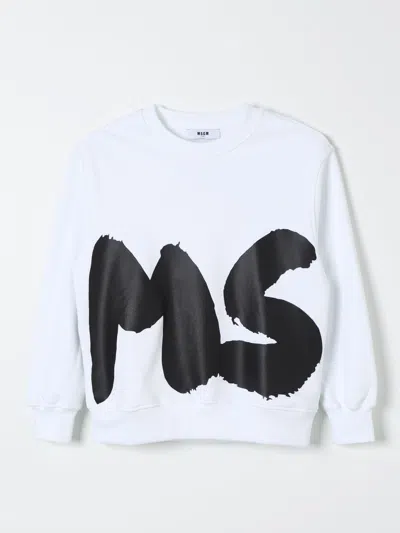 Msgm Sweater  Kids Kids Color White In Weiss