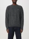 Msgm Sweater  Men Color Charcoal In Charcoal