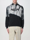 Msgm Man Sweatshirt Grey Size Xl Cotton In Grey