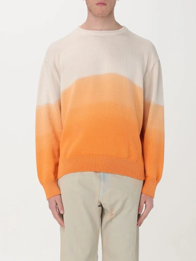 Msgm Jumper  Men Colour Orange