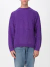 Msgm Sweater  Men Color Violet In Blue