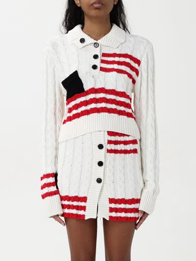 MSGM POLO SHIRT MSGM WOMAN COLOR WHITE,G58256001