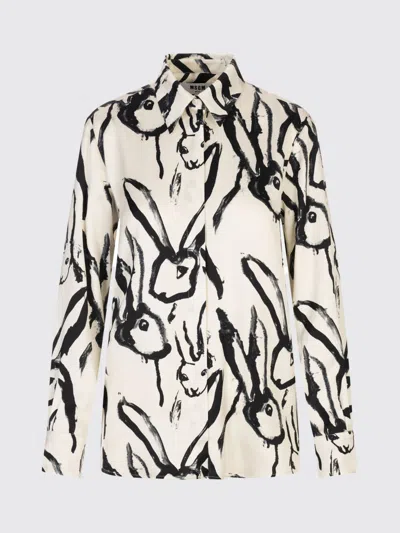 Msgm Sweater  Woman Color White