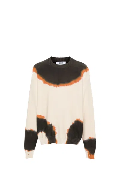 Msgm Sweater In Multicolour