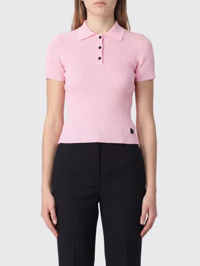 Msgm T-shirt Woman In Pink