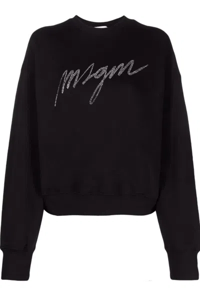 MSGM MSGM SWEATERS BLACK