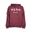 Msgm Sweaters In Burgundy