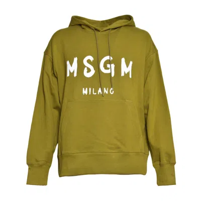 Msgm Sweaters In Green