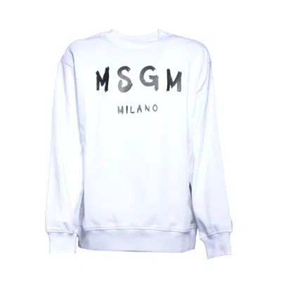 Msgm Sweaters In White