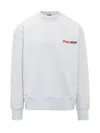 Msgm Graphic-print Sweatshirt In White