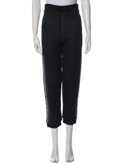 Pre-owned Msgm Sweatpants In Black