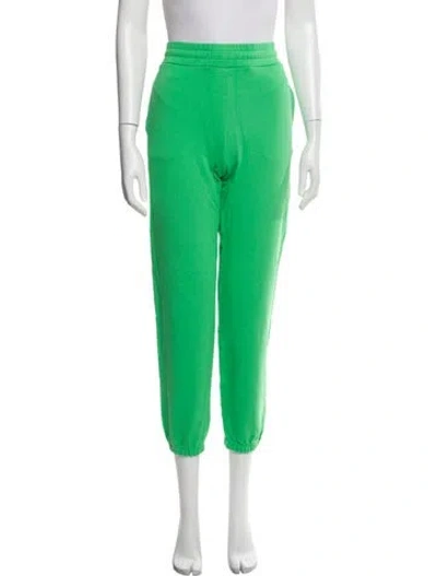 Pre-owned Msgm Sweatpants In Green