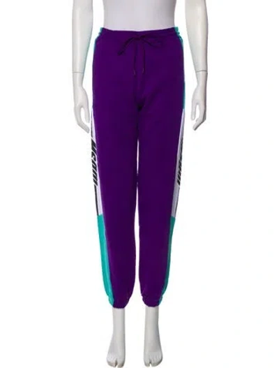 Pre-owned Msgm Sweatpants W/ Tags In Purple