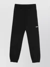 Msgm Sweatpants With Elastic Waistband And Cuffs In Black