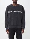 Msgm Round-neck Sweatshirt In Gray