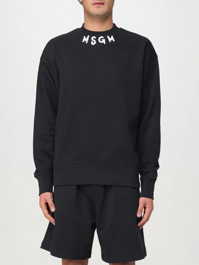MSGM SWEATSHIRT MSGM MEN COLOR BLACK,421177002