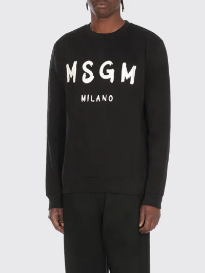 MSGM SWEATSHIRT MSGM MEN COLOR BLACK,G92122002