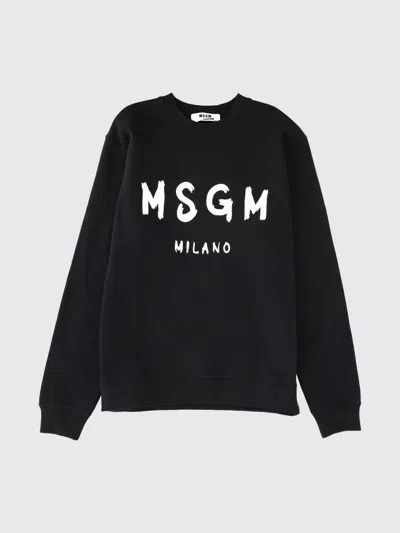 MSGM SWEATSHIRT MSGM MEN COLOR BLACK,H80694002