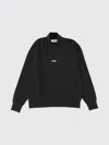 Msgm Sweatshirt With Micro Logo In Black