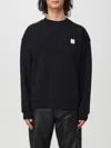 Msgm Sweatshirt Mit Logo-patch In Schwarz