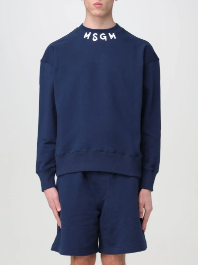 Msgm Sweatshirt  Men Color Blue 1