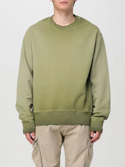 MSGM SWEATSHIRT MSGM MEN COLOR GREEN,F89670012