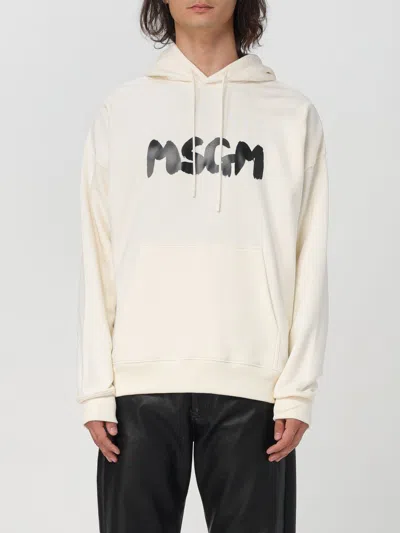 Msgm Sweatshirt  Men Color Natural In Natural
