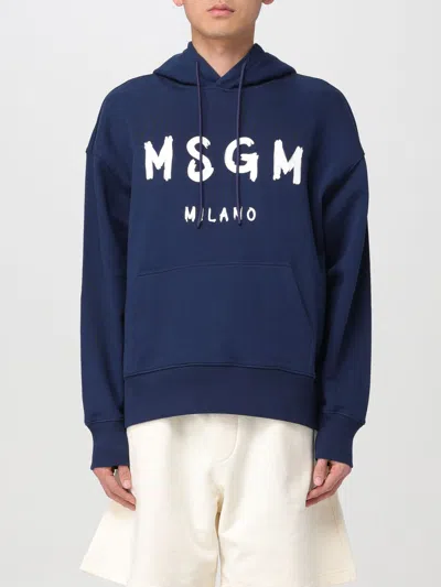 Msgm Sweatshirt  Men Color Navy