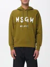 Msgm Sweatshirt  Men Color Olive In Green